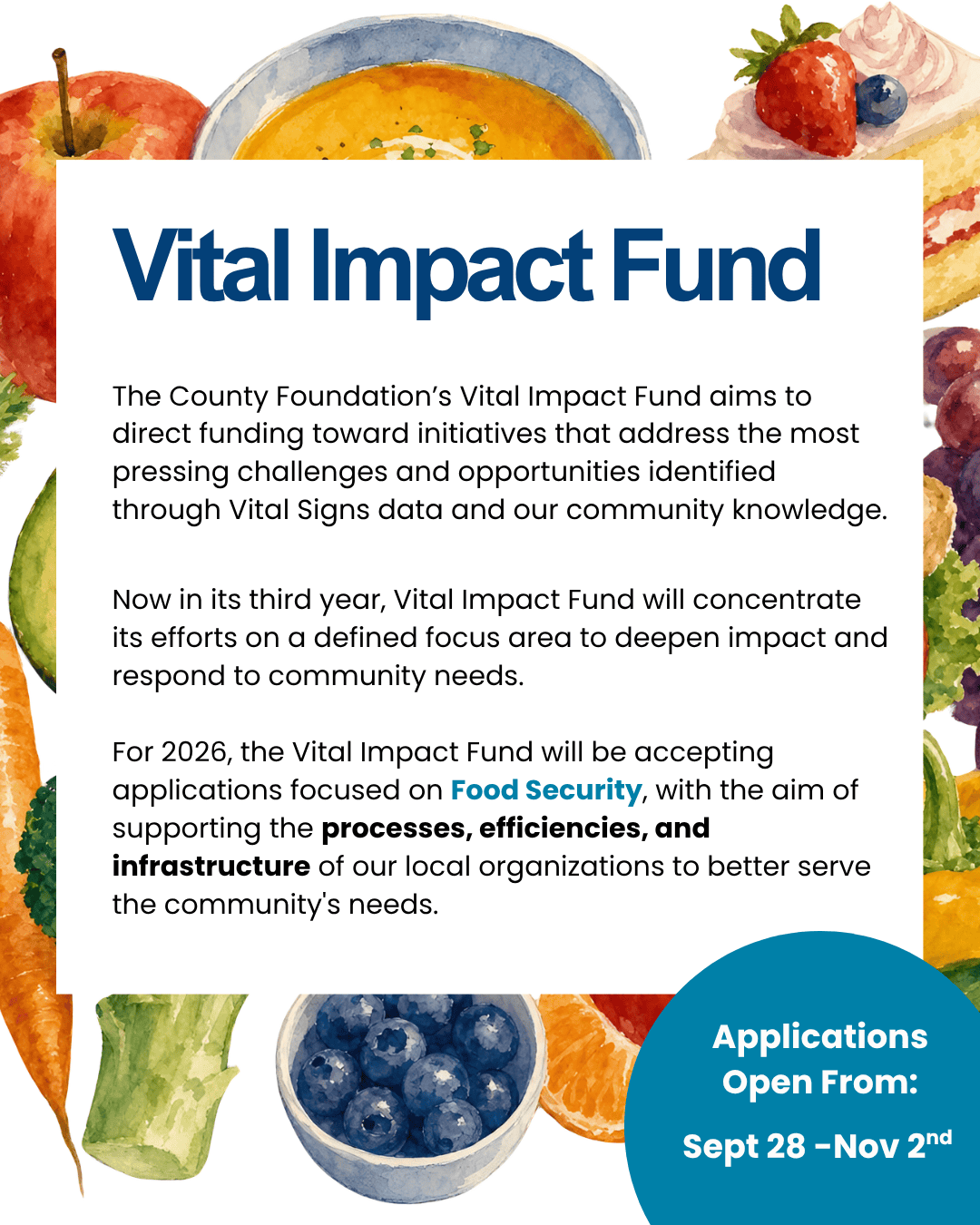 Investment in Local Food Systems: Vital Impact Fund 2026